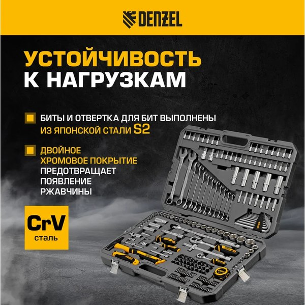 Универсальный набор инструментов Denzel 15806