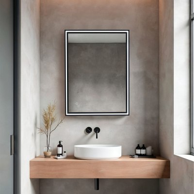 Зеркало Алмаз-Люкс Lumino Black 8060s-6 - фото