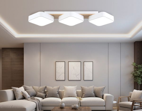 Люстра Ambrella FL4877/3 WH/WD