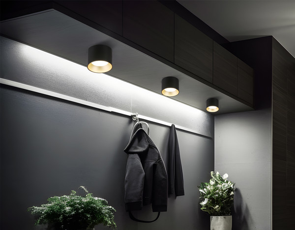 Точечный светильник Ambrella TN52887 SBK/SGD