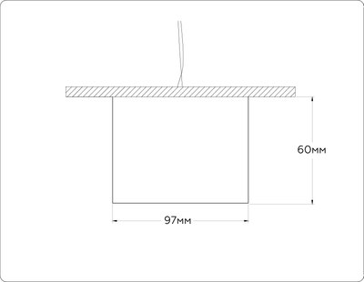 Точечный светильник Ambrella TN52894 SBK/GBK