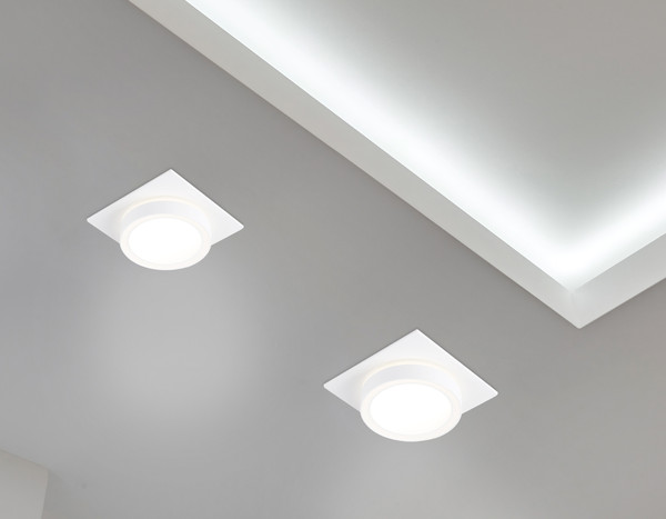 Точечный светильник Ambrella TN52421 WH/FR