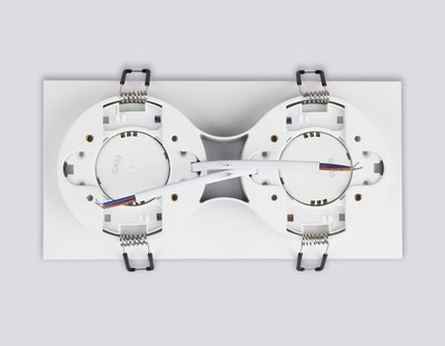 Точечный светильник Ambrella TN52423/2 WH/FR