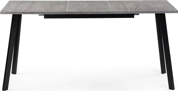 Обеденный стол Notta Колон Лофт 120 25 мм (бетон/черный матовый)
