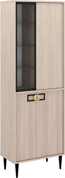 Шкаф с витриной Аквилон Муза № 2.1 - фото
