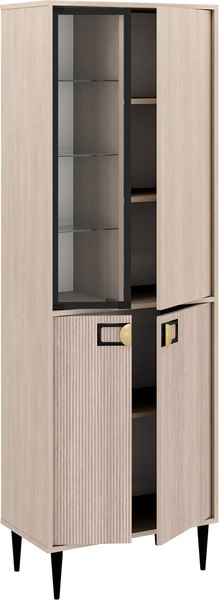 Шкаф с витриной Аквилон Муза № 2.1