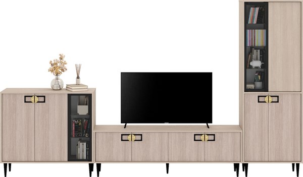 Шкаф с витриной Аквилон Муза № 2.1