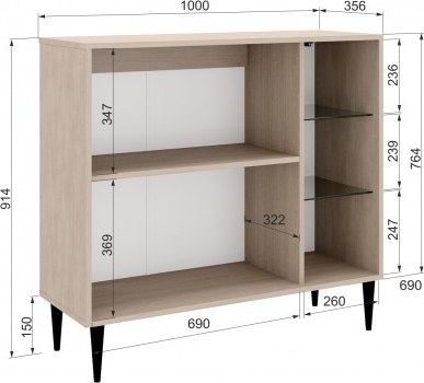 Комод Аквилон Муза № 9.2