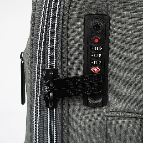 Чемодан на колесах Francesco Molinary 338-1004/2-20GRY