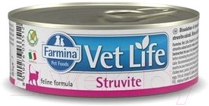 Влажный корм для кошек Farmina Vet Life Natural Diet Cat Struvite - фото