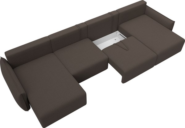 Диван П-образный Лига Диванов Лига-051 НПБ лонг / 128686