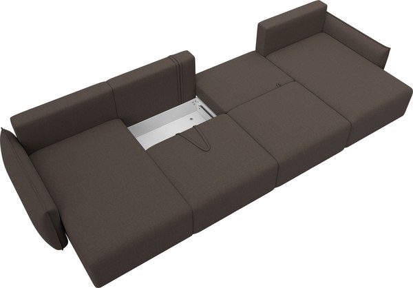 Диван П-образный Лига Диванов Лига-051 НПБ лонг / 128686