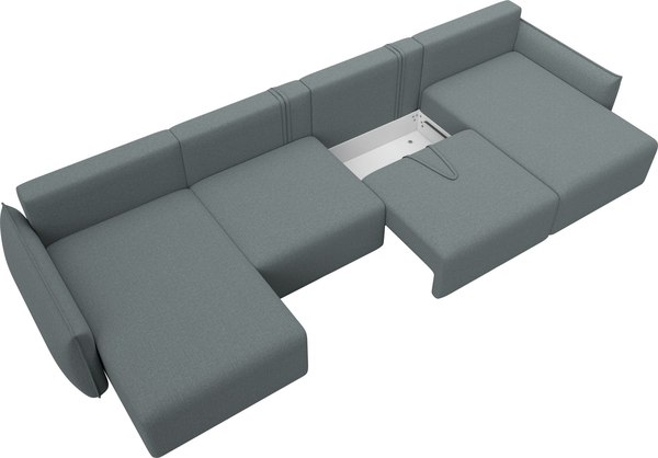 Диван П-образный Лига Диванов Лига-051 НПБ лонг / 128687