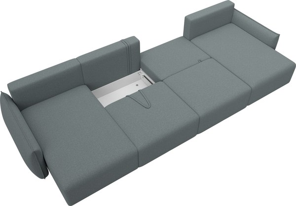 Диван П-образный Лига Диванов Лига-051 НПБ лонг / 128687