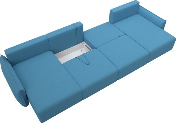 Диван П-образный Лига Диванов Лига-051 НПБ лонг / 128688