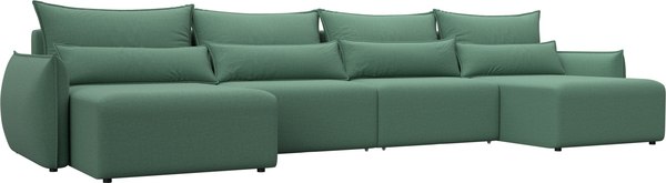 Диван П-образный Лига Диванов Лига-051 НПБ лонг / 128689 - фото