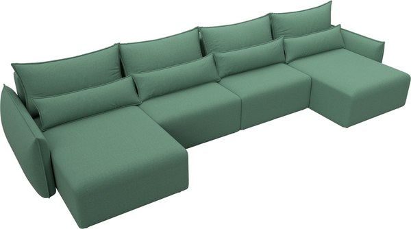 Диван П-образный Лига Диванов Лига-051 НПБ лонг / 128689