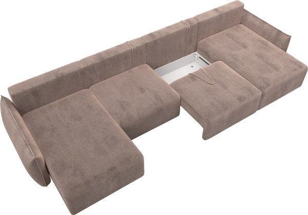 Диван П-образный Лига Диванов Лига-051 НПБ лонг / 128691