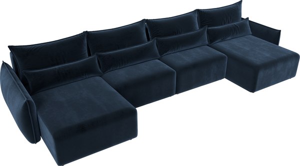 Диван П-образный Лига Диванов Лига-051 НПБ лонг / 128692