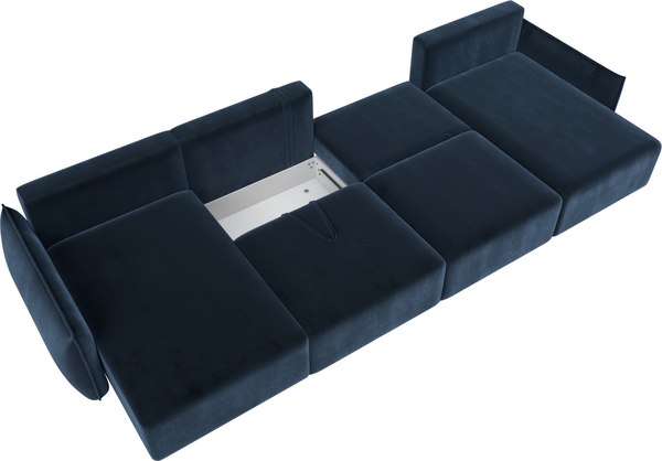 Диван П-образный Лига Диванов Лига-051 НПБ лонг / 128692