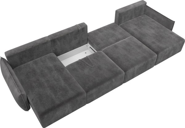 Диван П-образный Лига Диванов Лига-051 НПБ Лонг / 128693