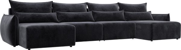 Диван П-образный Лига Диванов Лига-051 НПБ лонг / 128694 - фото