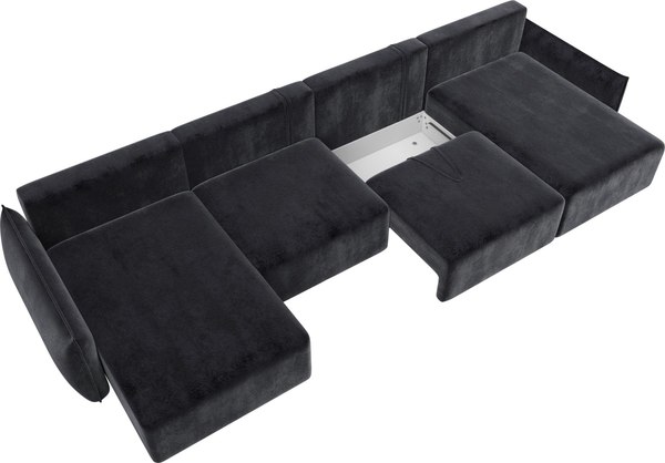 Диван П-образный Лига Диванов Лига-051 НПБ лонг / 128694