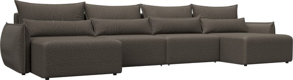 Диван П-образный Лига Диванов Лига-051 НПБ Лонг / 128696 - фото