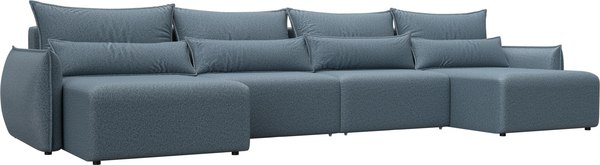 Диван П-образный Лига Диванов Лига-051 НПБ лонг / 128697 - фото