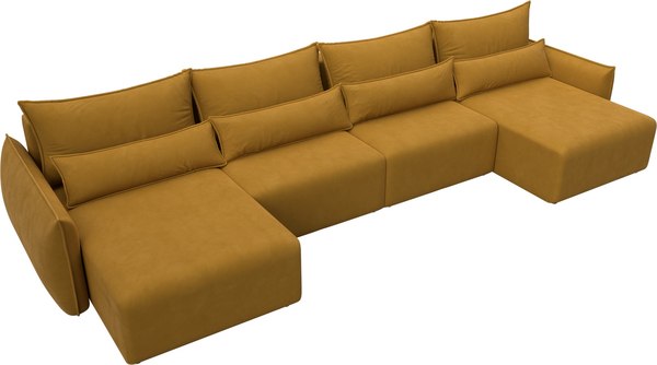 Диван П-образный Лига Диванов Лига-051 НПБ лонг / 128734