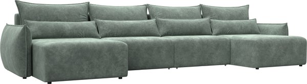 Диван П-образный Лига Диванов Лига-051 НПБ лонг / 128736 - фото