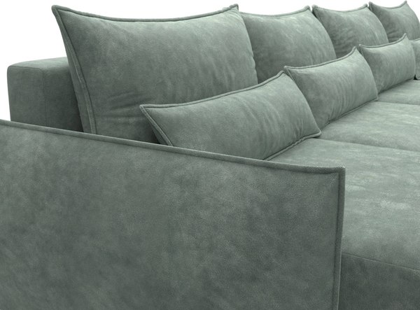 Диван П-образный Лига Диванов Лига-051 НПБ лонг / 128736