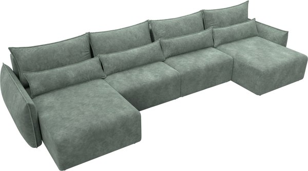 Диван П-образный Лига Диванов Лига-051 НПБ лонг / 128736