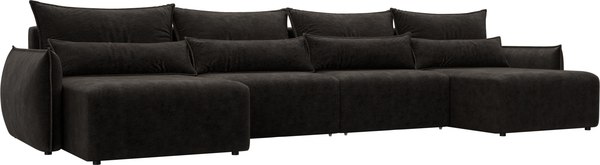 Диван П-образный Лига Диванов Лига-051 НПБ лонг / 128738 - фото