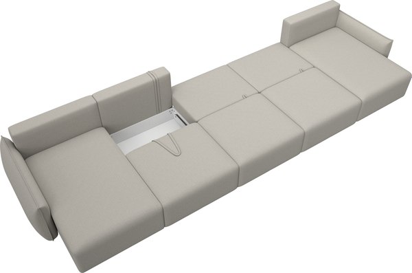 Диван П-образный Лига Диванов Лига-051 НПБ МегаЛонг / 128672