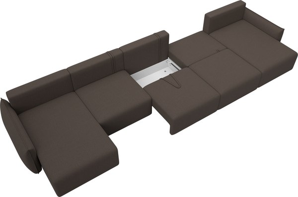 Диван П-образный Лига Диванов Лига-051 НПБ МегаЛонг / 128673