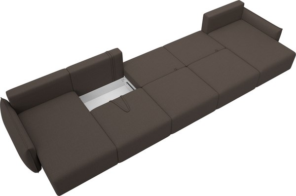 Диван П-образный Лига Диванов Лига-051 НПБ МегаЛонг / 128673