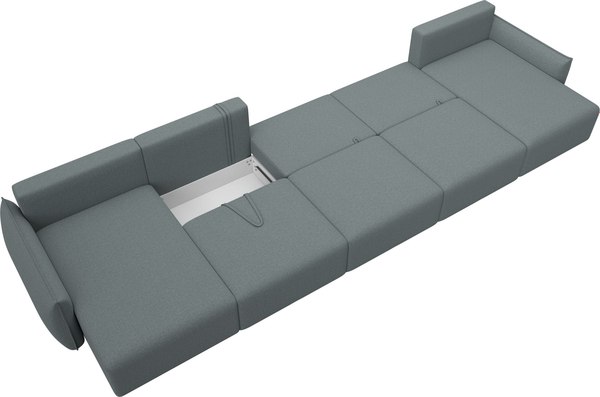 Диван П-образный Лига Диванов Лига-051 НПБ МегаЛонг / 128674