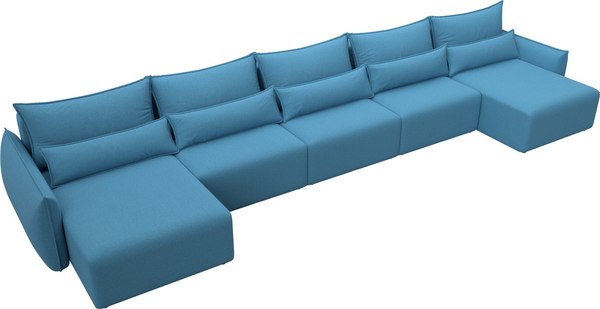 Диван П-образный Лига Диванов Лига-051 НПБ МегаЛонг / 128675