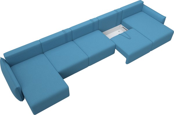 Диван П-образный Лига Диванов Лига-051 НПБ МегаЛонг / 128675