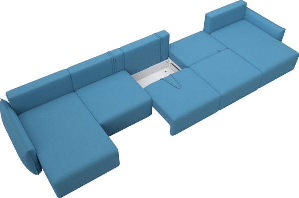 Диван П-образный Лига Диванов Лига-051 НПБ МегаЛонг / 128675