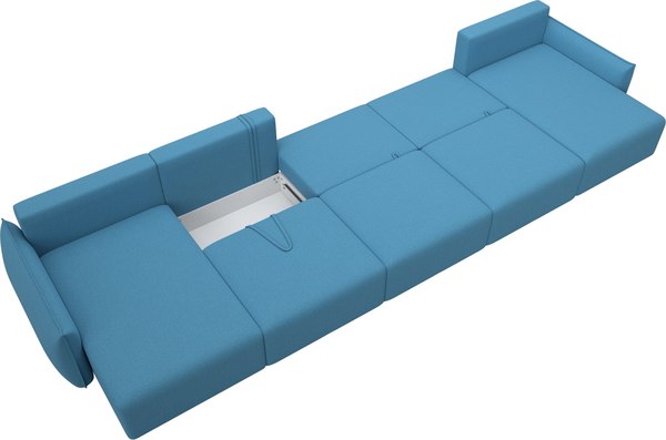 Диван П-образный Лига Диванов Лига-051 НПБ МегаЛонг / 128675