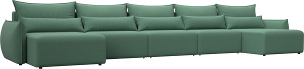 Диван П-образный Лига Диванов Лига-051 НПБ МегаЛонг / 128676 - фото