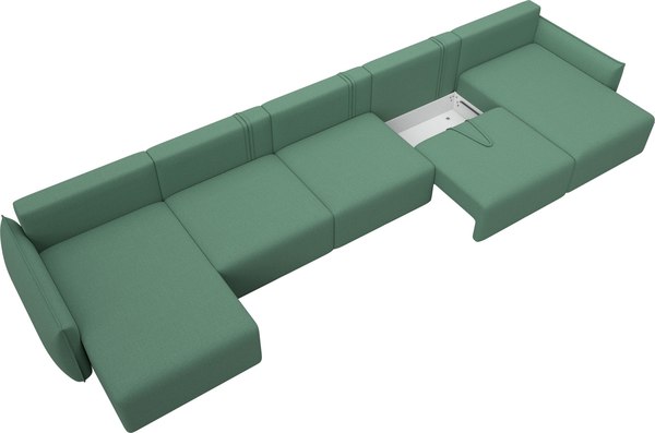 Диван П-образный Лига Диванов Лига-051 НПБ МегаЛонг / 128676