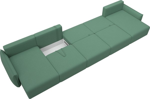 Диван П-образный Лига Диванов Лига-051 НПБ МегаЛонг / 128676