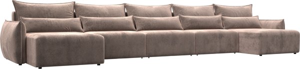 Диван П-образный Лига Диванов Лига-051 НПБ МегаЛонг / 128678 - фото