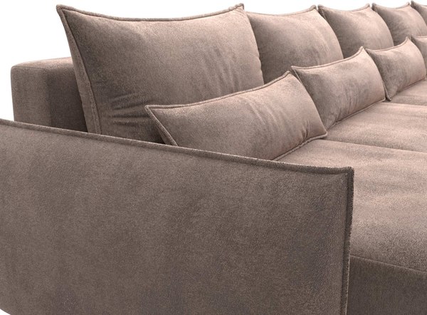 Диван П-образный Лига Диванов Лига-051 НПБ МегаЛонг / 128678