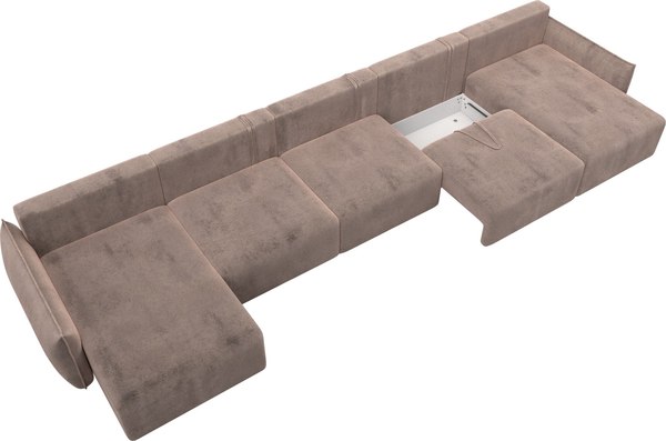 Диван П-образный Лига Диванов Лига-051 НПБ МегаЛонг / 128678