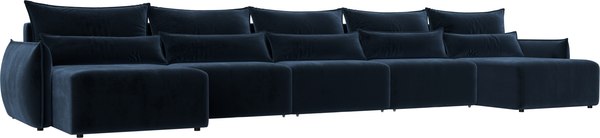 Диван П-образный Лига Диванов Лига-051 НПБ МегаЛонг / 128679 - фото