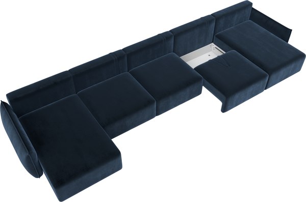 Диван П-образный Лига Диванов Лига-051 НПБ МегаЛонг / 128679